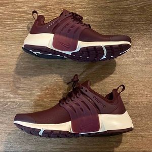 Nike Air Presto Premium, leather, maroon, 7